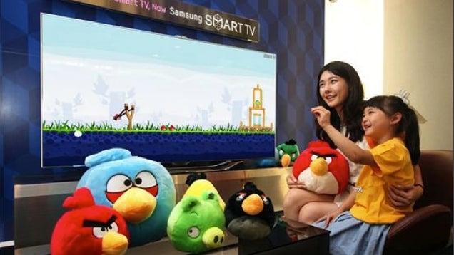 Motion Controlled Angry Birds Are Flinging onto Samsung TVs