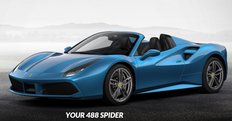 Check Out Of Reality And Make Your Own Ferrari 488 Spider
