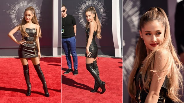 Glitter, Cleavage and Outlandish Outfits on the VMAs Red Carpet