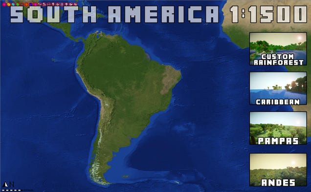 Someone Is Re-Building The Entire Planet In Minecraft