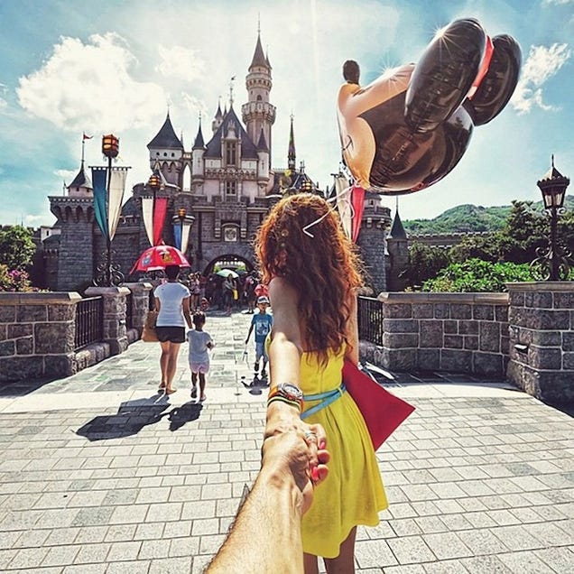 Incredible Travel Photos Taken from the Perspective of a Guy Being Led Around the World by His Girlfriend
