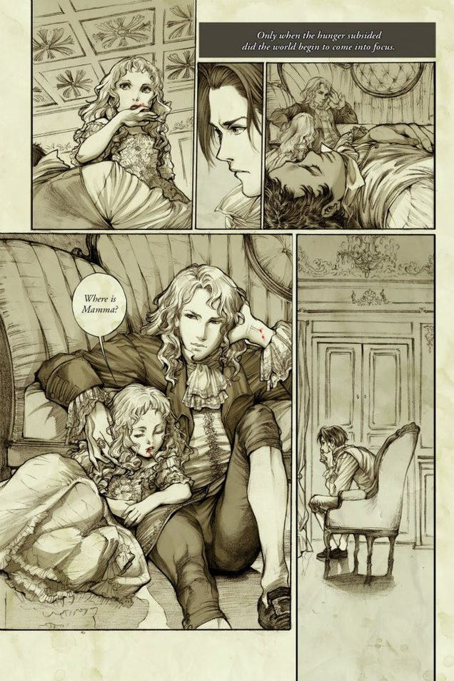 First Glimpse of the Graphic Novel that Retells Interview With a Vampire from Claudia's POV