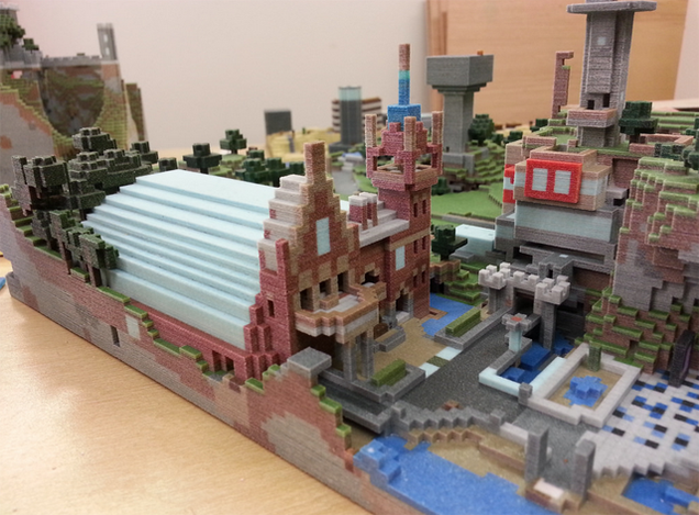 Minecraft Worlds, 3D-Printed. They're Amazing.