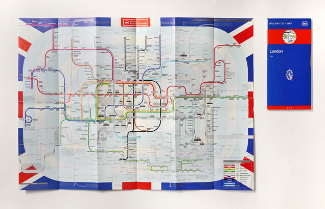 A beautiful map of Tokyo's extremely complex subway and railway system