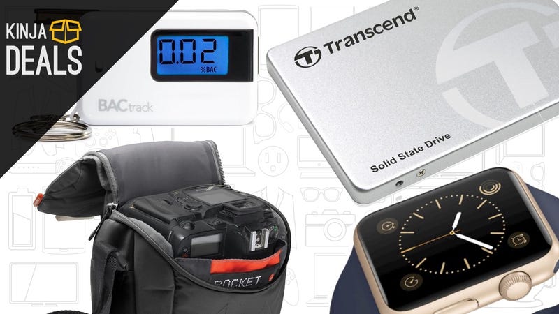 Today's Best Deals: Flash Storage, Camera Bags, Breathalyzer, and More