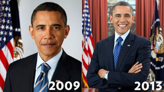 President Obama's New Official Portrait Is Business Casual
