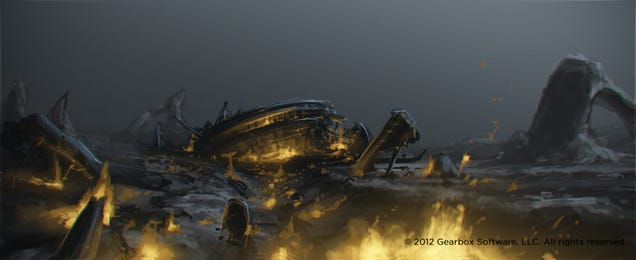 Some of The Concept Art Behind Borderlands 2