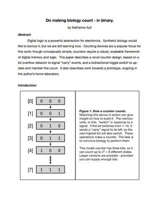 Making A Biological Counter