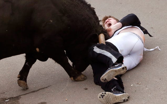 American Student Learns the Downside of Running With the Bulls