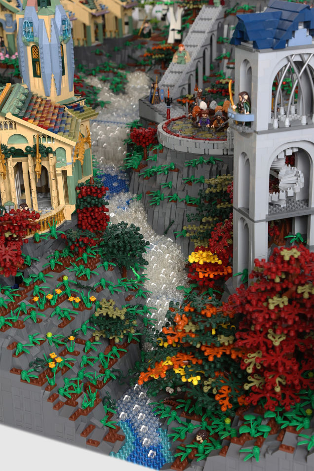 This gigantic amazing Lego recreation of Rivendell will blow your mind