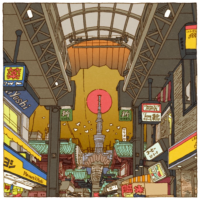 Take a Tour of Tokyo With These Charming Cartoons | Kotaku UK