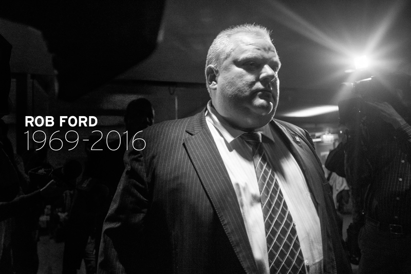 Former Toronto Mayor Rob Ford Dead at 46