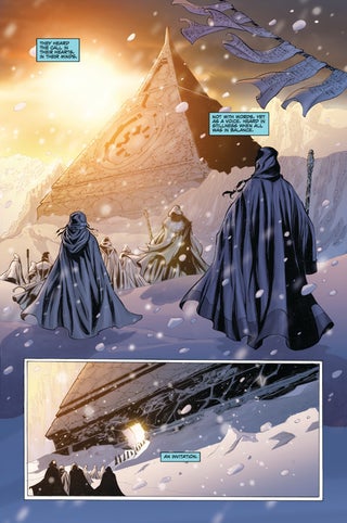 An exclusive sneak peek of Dawn of the Jedi, the mysterious new Star Wars comic!