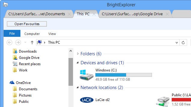 ​BrightExplorer Adds Clutter-Reducing Tabs to Windows Explorer