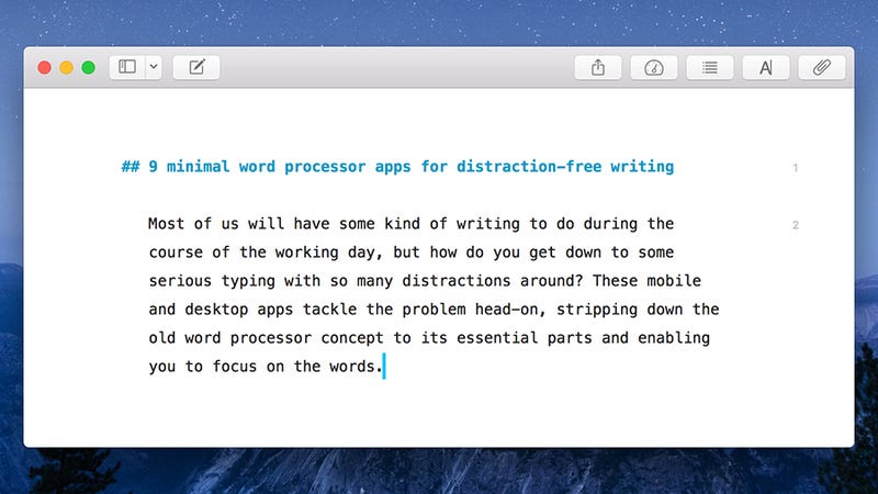 best word processor mac