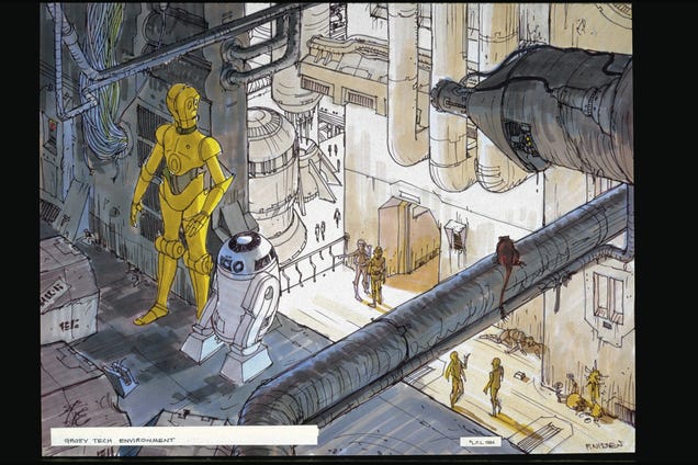 An Exclusive Look at Rare and Never-Before-Seen Star Wars Concept Art
