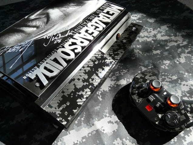 Custom Metal Gear Solid 4 PS3 On eBay Blows Minds and Wallets