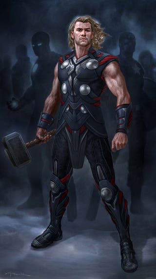 Insane collection of Avengers concept art shows Thanos in action
