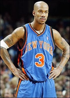 Next Game, the Knicks Won't Even Let Stephon Marbury Onto the Team Bus