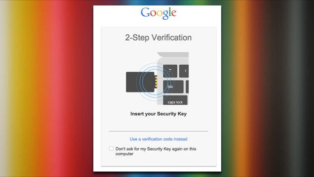 Google Adds a USB Key Option to Two-Factor Authentication