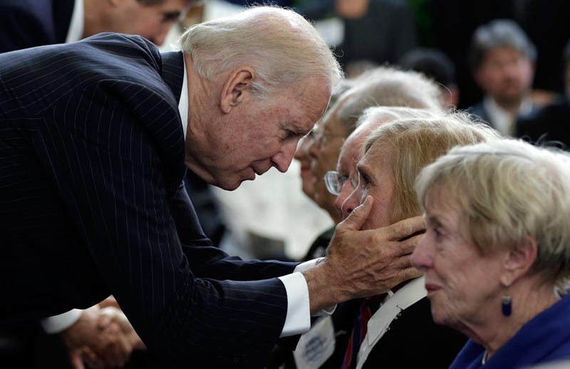 Joe Biden, We Need to Talk About the Way You Touch Women