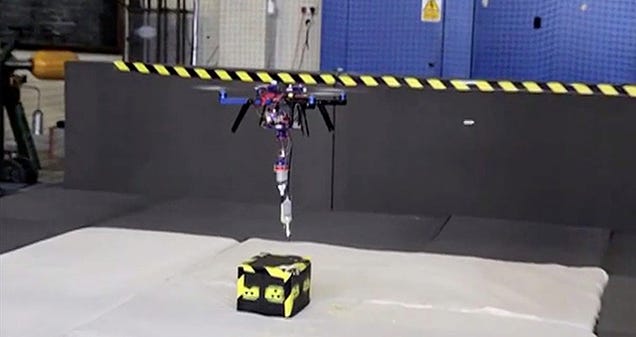Este dron es el primer paso para las impresoras 3D voladoras