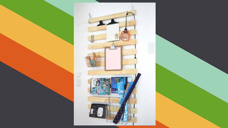 Turn These IKEA Bed Slats Into Versatile Wall Storage