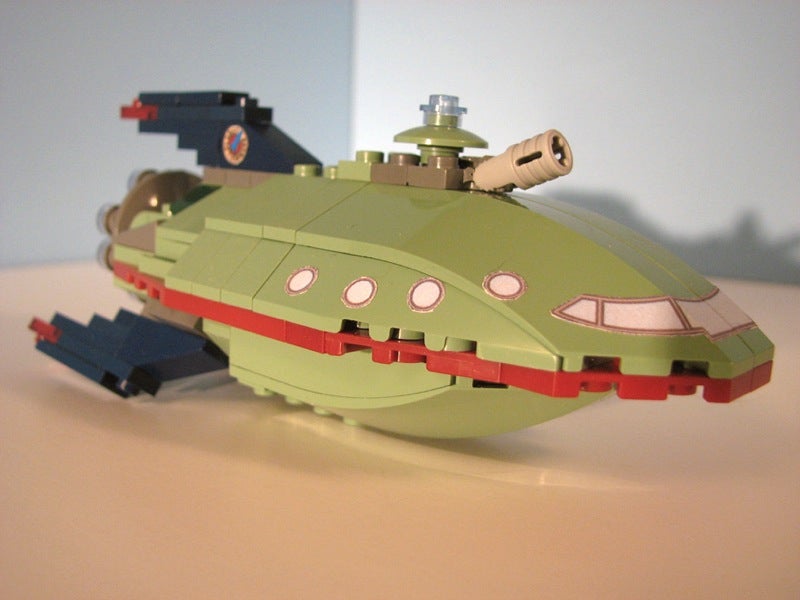 futurama lego ship