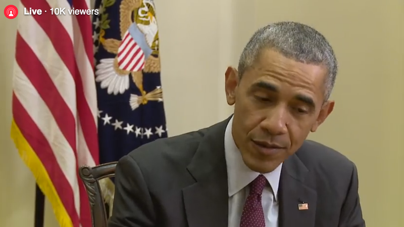 Facebook Live Stopped Working Before BuzzFeed’s Facebook Live Interview with Obama Even Began