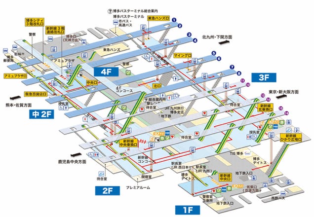 Japanese Subway Stations Totally Look Like Role-Playing Game Dungeons