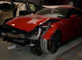 Nissan GT-R Crashed In The USA