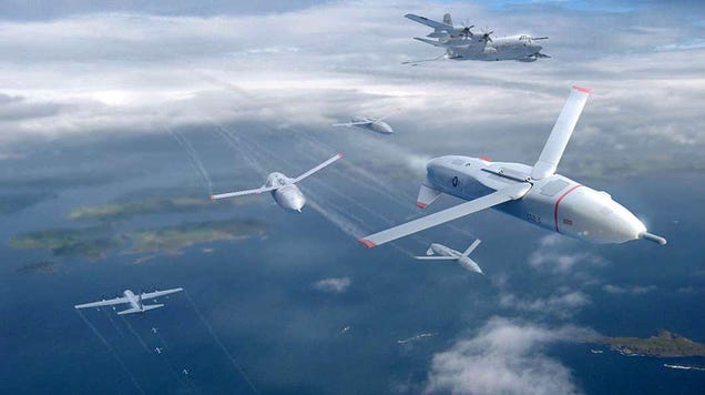 Así son los Gremlins de DARPA, drones capaces de operar desde aviones nodriza