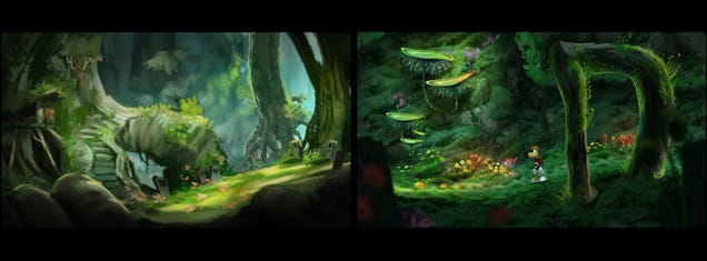 Drown Your Eyeballs in Rayman: Origins' Gorgeous Concept Art