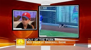 Kid Who Fell Onto Field Further Traumatized By Dopey Matt Lauer Interview