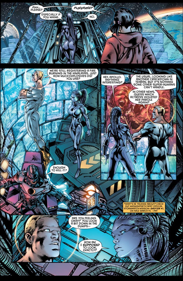 The Most Powerful Girl in the Universe Begs for a Puppy in This Stormwatch #7 Preview