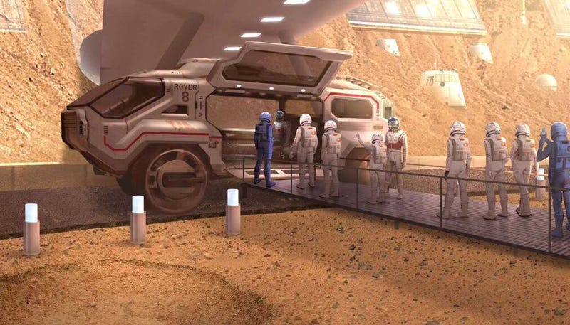 The Concept Art for Las Vegas' 'Mars World' Looks Nuts