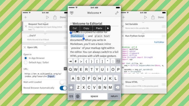 Editorial, the Powerful Text Editor for iPad, Gets an iPhone Version