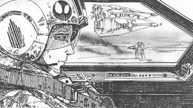 Unseen Empire Strikes Back Storyboards Detailing the Battle of Hoth!