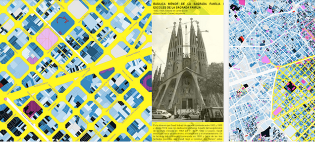 Explore Barcelona's Architectural Past With a Colorful Interactive Map