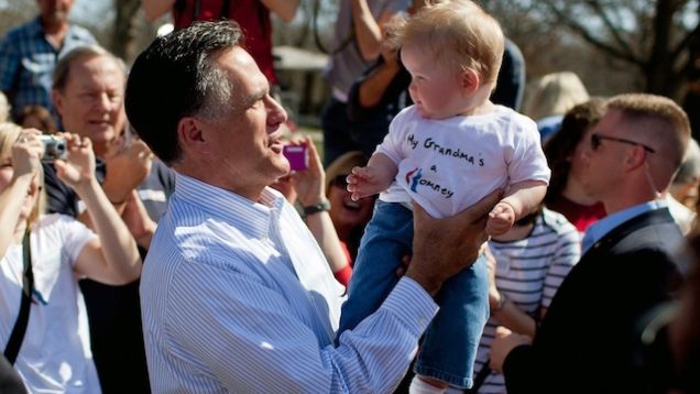 Babies Kind of Hate Mitt Romney