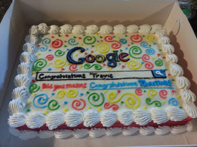 Googlers didn't make a 'traitor' cake for a departing co-worker