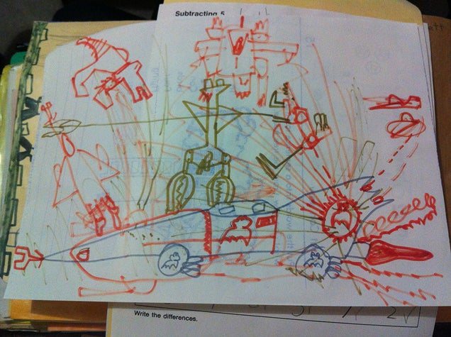 A Child's Sketchbook From the 1980s, Preserved For the 21st Century