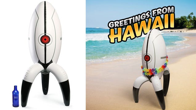 The Life-Size Portal 2 Inflatable Sentry Turret is Now Available for All Your Home Security Needs