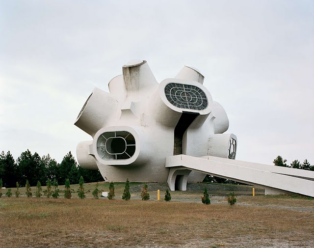 Old Yugoslavian monuments look like TIE Fighters and scifi fortresses