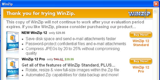 Superior Alternative(s): 7-Zip, among others. Notes: WinZip is completely unnecessary on modern Windows machines, since it has ZIP support built-in.