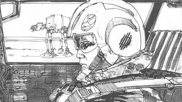 Unseen Empire Strikes Back Storyboards Detailing the Battle of Hoth!