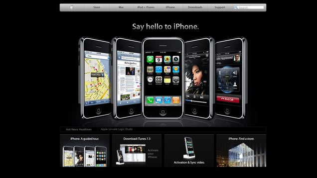 Every Apple.com Homepage From the Last 15 Years