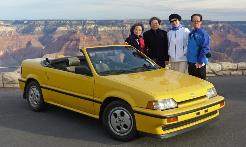 This Old Convertible Honda CRX Was The Best Car To Take Through The Desert