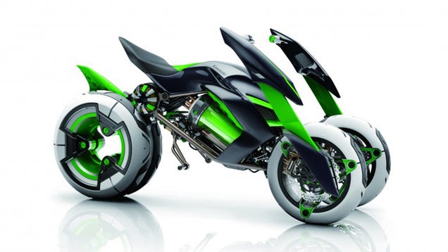 La nueva moto de Kawasaki venida del futuro