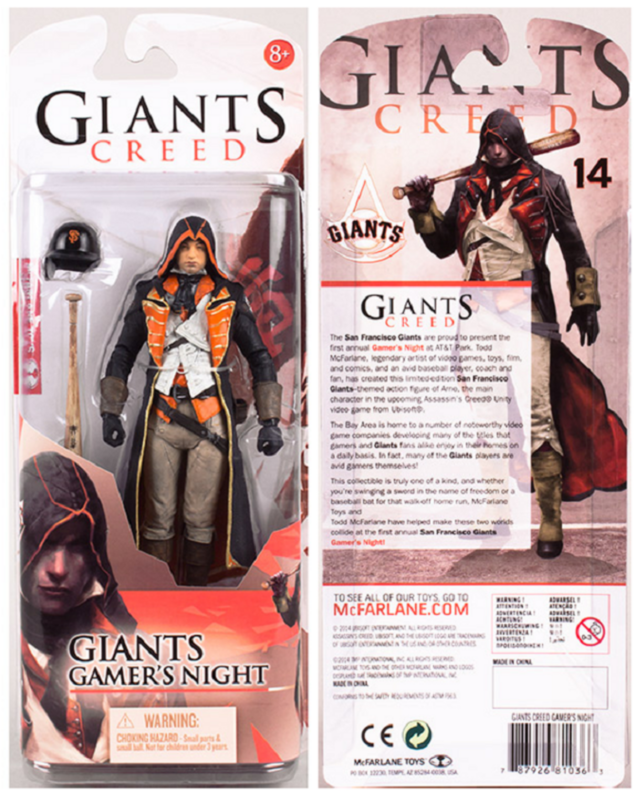 Get A San Francisco Giants-Themed Assassin's Creed Action Figure